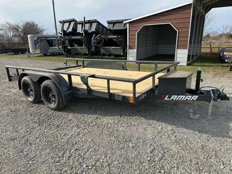 2026 Lamar Trailers 83" X 14' GVWR 7K COMMERCIAL Utility Trailer