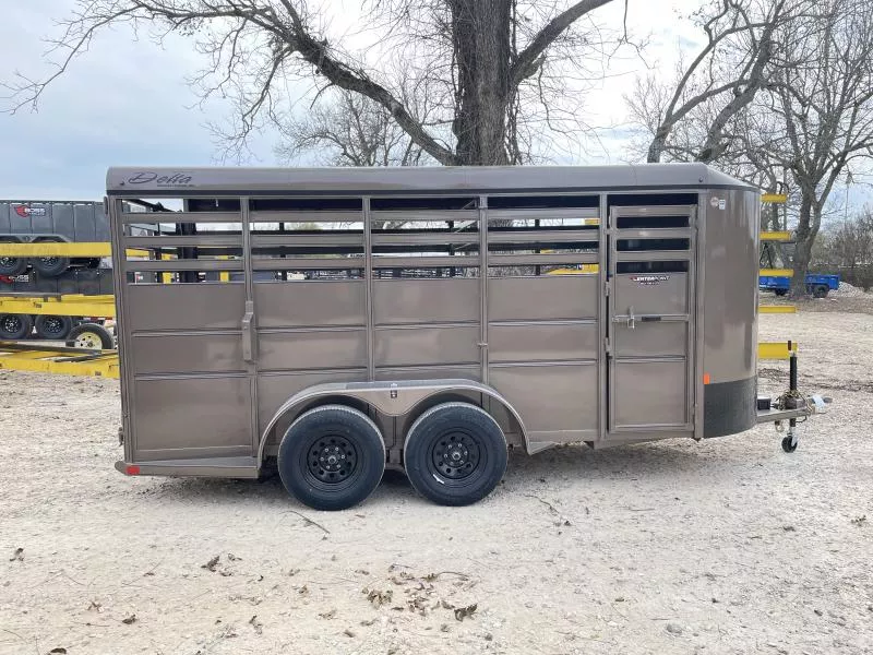 2026 Delta Trailers 6' X 16' GVWR 7K Stock / Stock Combo Trailer