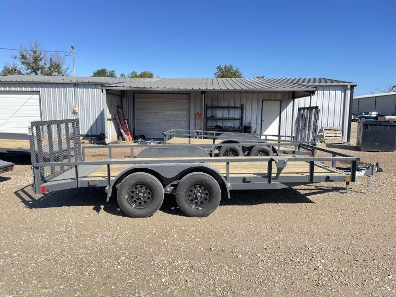 2026 Lamar Trailers 83" X 16' GVWR 7K COMMERCIAL Utility Trailer