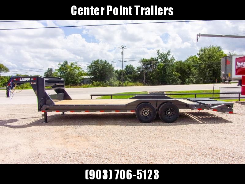 2023 LAMAR 102" X 24' HD GOOSENECK LOWBOY / CAR HAULER GVWR 14K 2023 LAMAR 102" X 24' HD GOOSENECK LOWBOY / CAR HAULER GVWR 14K