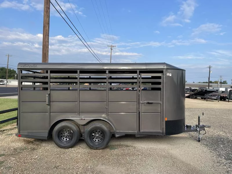 2026 Delta Trailers 6' X 16' GVWR 7K Stock / Stock Combo Trailer