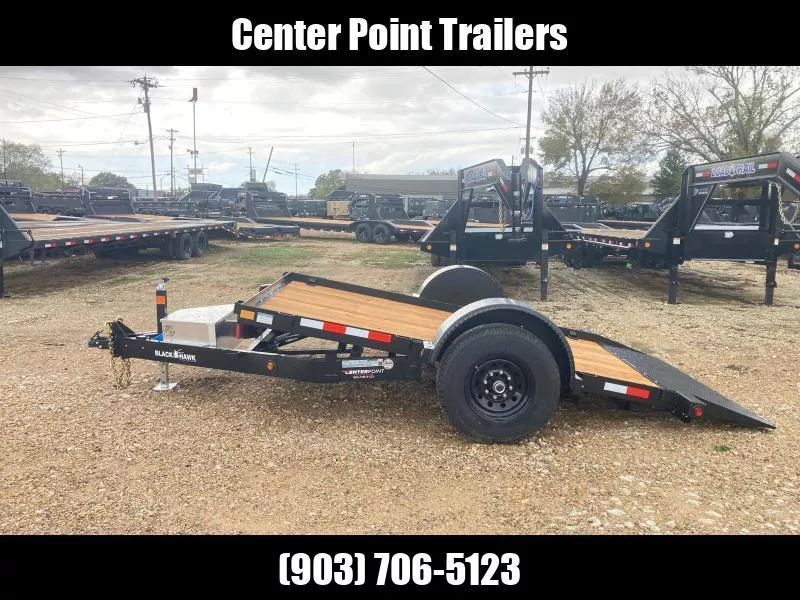 2026 BlackHawk Trailers 80" X 12' GVWR 7K SCISSOR LIFT UTILITY Tilt Trailer