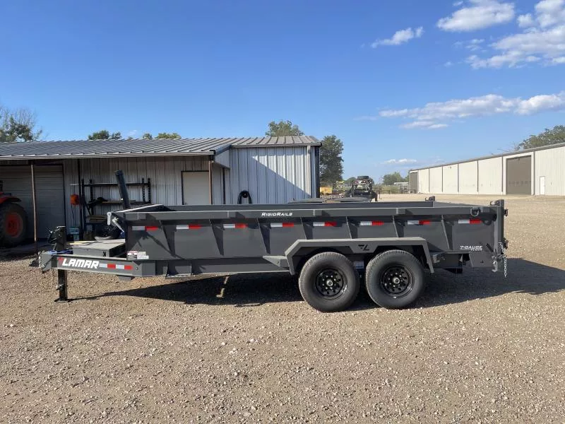 2026 Lamar Trailers 83" X 16' GVWR 14K TELESCOPIC Dump Trailer