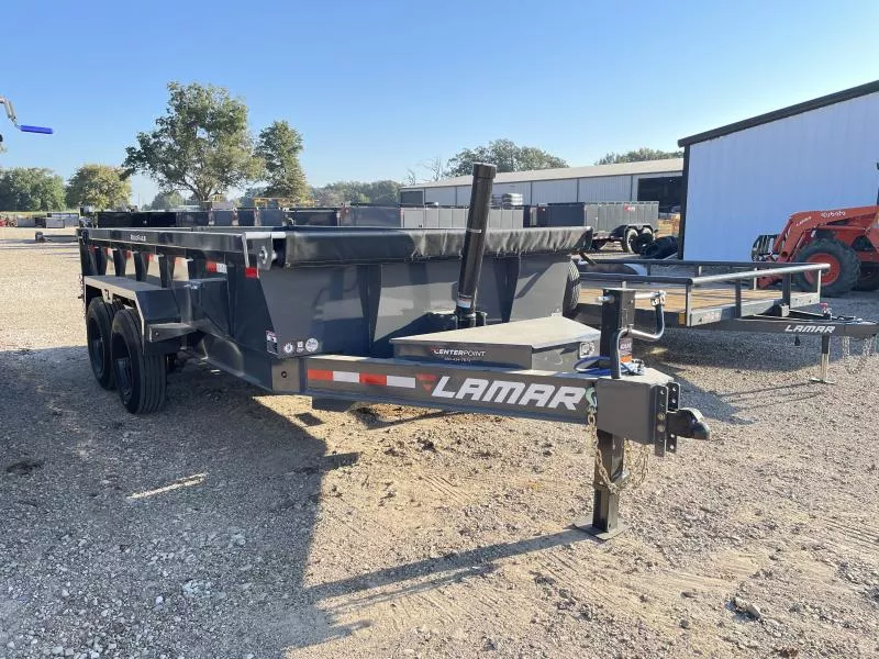 2026 Lamar Trailers 83" X 14' GVWR 14K TELESCOPIC Dump Trailer