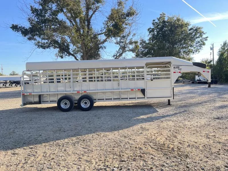 2026 Big Bend 6.8' X 24' GVWR 16K METAL TOP GN Stock / Stock Combo Trailer