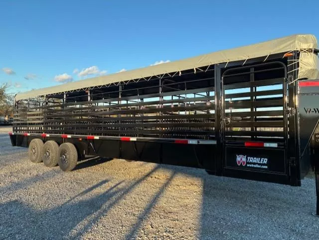 2026 W-W Trailer 6'8"X32' GVWR 21K BAR TOP Stock / Stock Combo Trailer