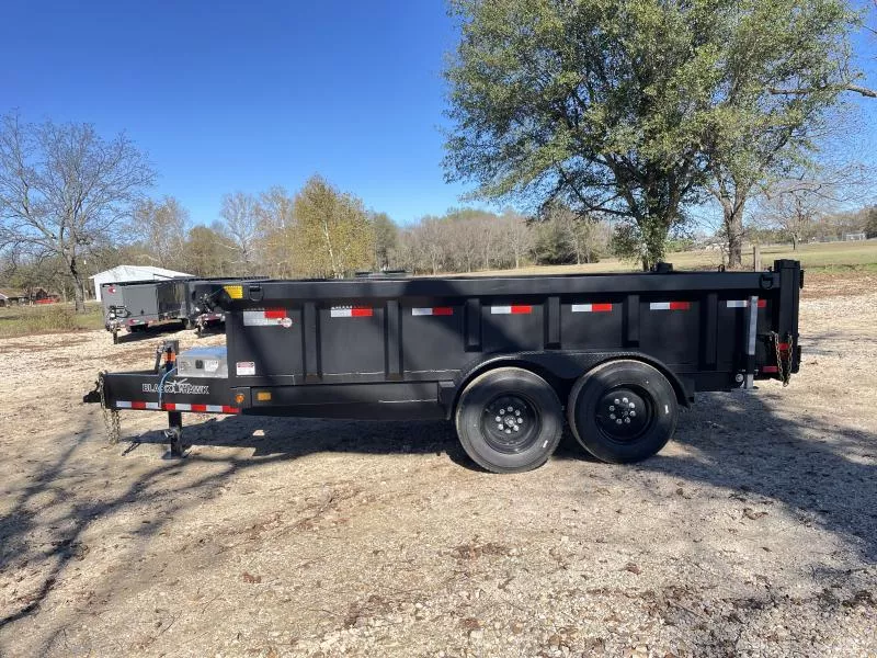 2026 BlackHawk Trailers 83" X 14' GVWR 16K Dump Trailer