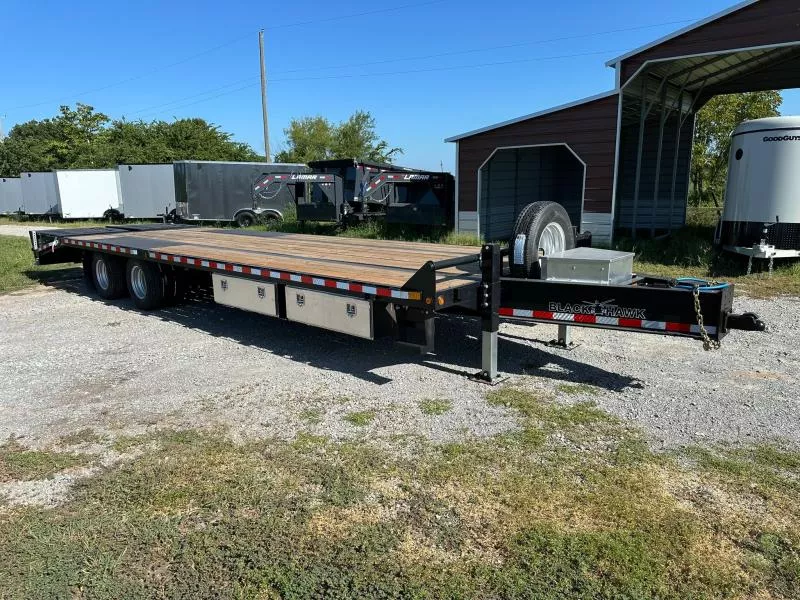 2026 BlackHawk Trailers 102"X30' GVWR 25K Flatbed Trailer