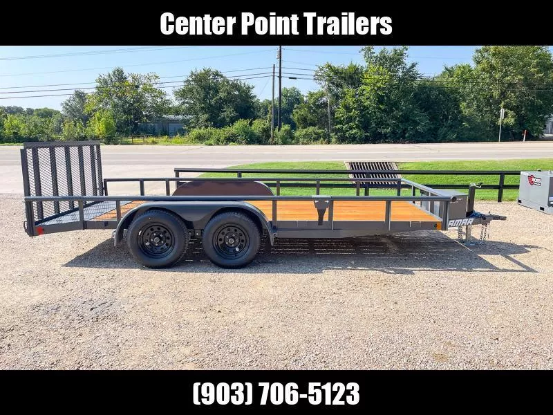 2026 Lamar Trailers 83" X 16' GVWR 7K COMMERCIAL Utility Trailer