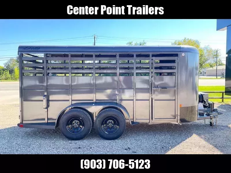 2026 Delta Trailers 6' X 16' GVWR 7K Stock / Stock Combo Trailer