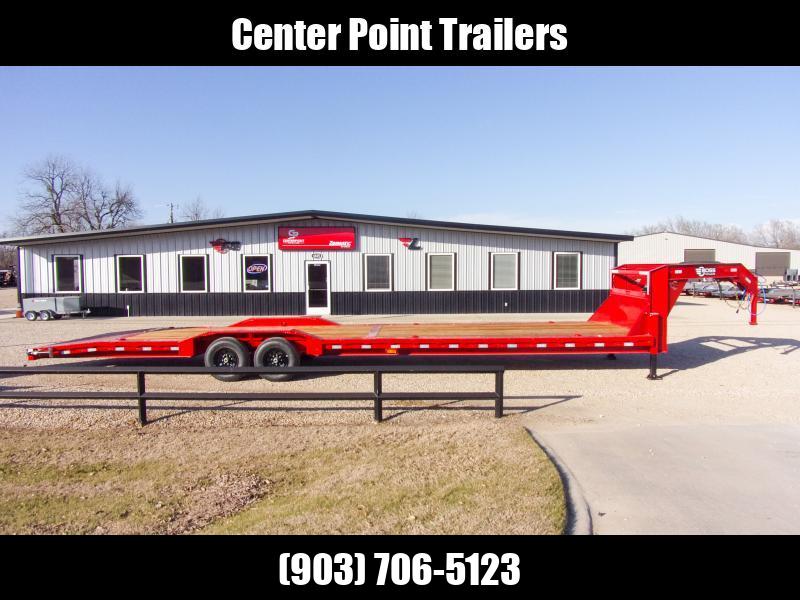 2023 Boss Trailers 102" X 35' HD GOOSENECK LOWBOY / CAR HAULER GVWR 14K