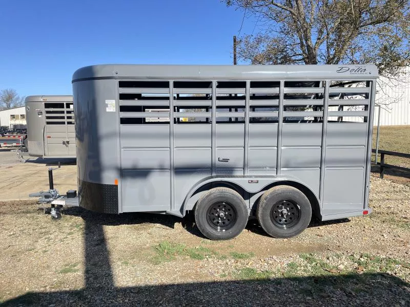 2026 Delta Trailers 6' X 14' GVWR 7K Stock / Stock Combo Trailer