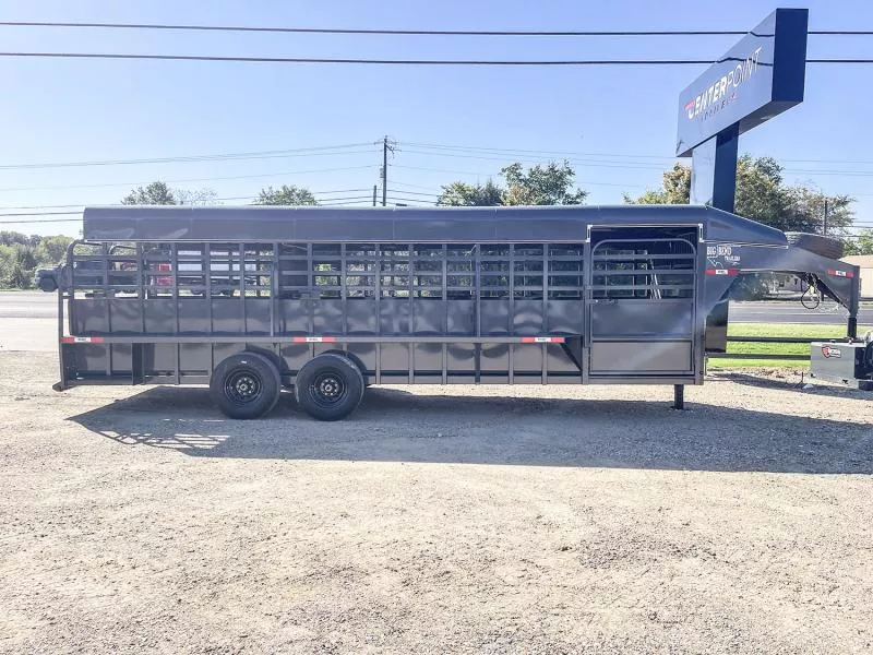 2026 Big Bend 6.8' X 24' GVWR 16K METAL TOP GN Stock / Stock Combo Trailer