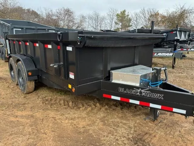 2026 BlackHawk Trailers 83" X 14' GVWR 16K Dump Trailer