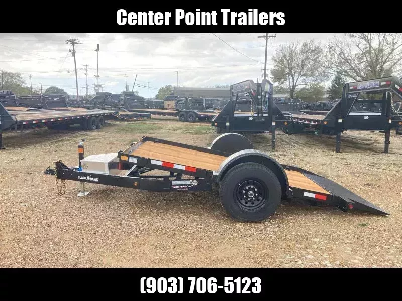 2026 BlackHawk Trailers 80" X 12' GVWR 7K SCISSOR LIFT UTILITY Tilt Trailer