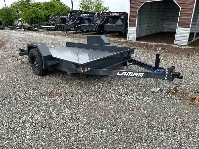 2026 Lamar Trailers 79" X 12' GVWR 7K SCISSOR LIFT UTILITY Tilt Trailer