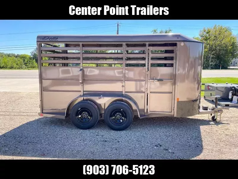 2026 Delta Trailers 6' X 14' GVWR 7K Stock / Stock Combo Trailer