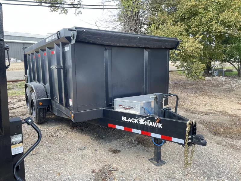 2025 BlackHawk Trailers 83" X 14' GVWR 16K Dump Trailer