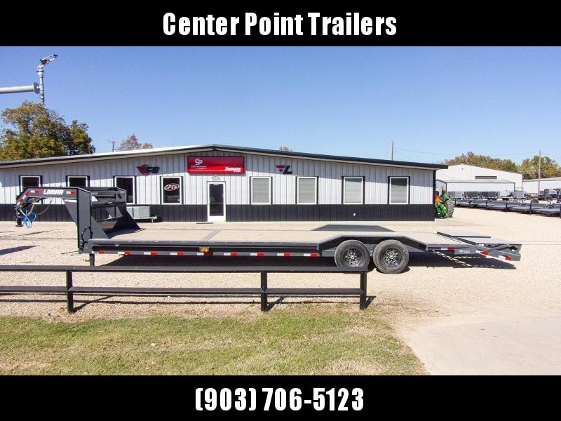 2023 LAMAR 102" X 28' HD GOOSENECK LOWBOY / CAR HAULER GVWR 14K