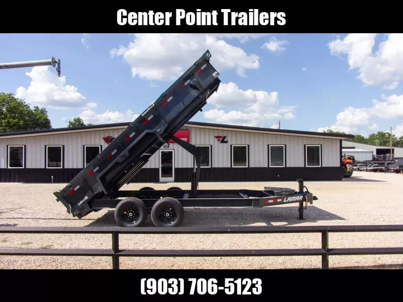 2026 Lamar Trailers 83" X 16' GVWR 14K Dump Trailer