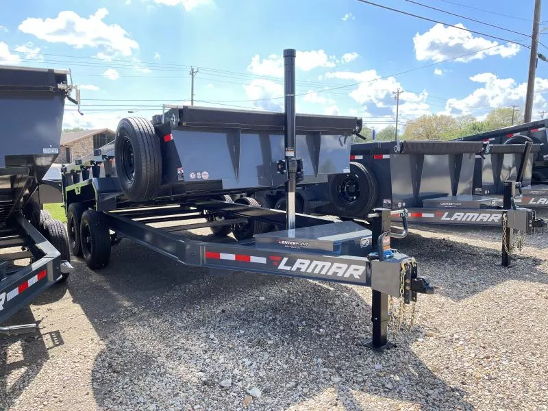 2026 Lamar Trailers 83" X 16' GVWR 14K TELESCOPIC Dump Trailer