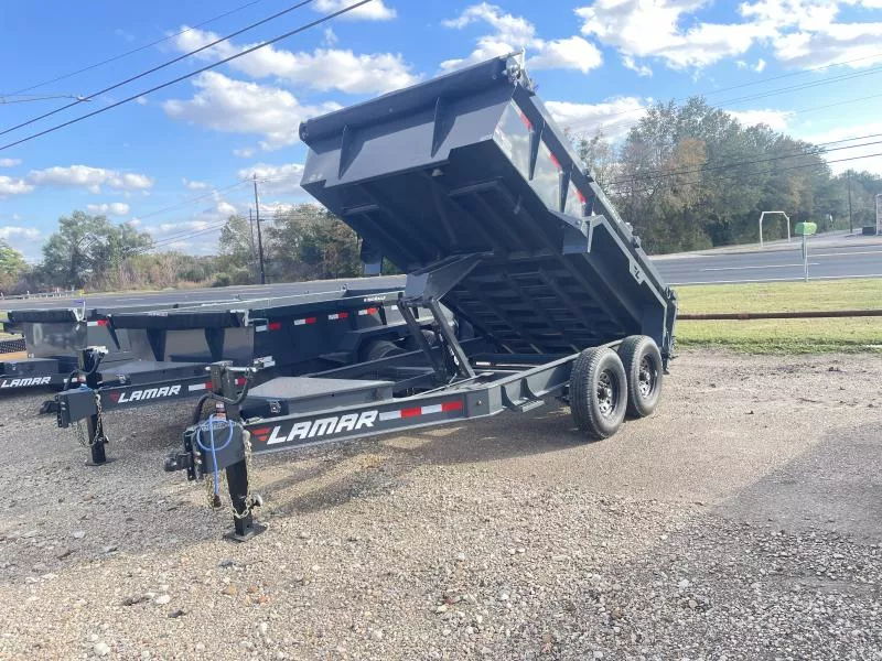 2025 Lamar Trailers 83" X 12' GVWR 14K Dump Trailer