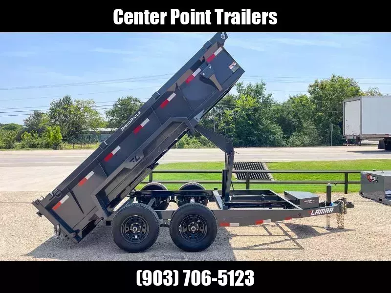 2026 Lamar Trailers 77" X 12' GVWR 10K Dump Trailer