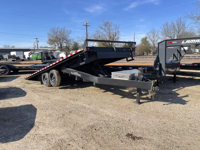 2025 BlackHawk Trailers 102" X 22' GVWR 16K TILT Flatbed Trailer