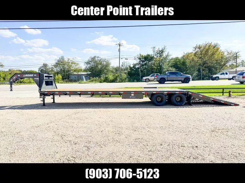 2026 Lamar Trailers 102" X 36' GVWR 20K GOOSENECK Flatbed Trailer