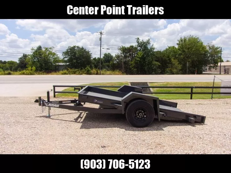 2026 Lamar Trailers 79" X 12' GVWR 7K SCISSOR LIFT UTILITY Tilt Trailer