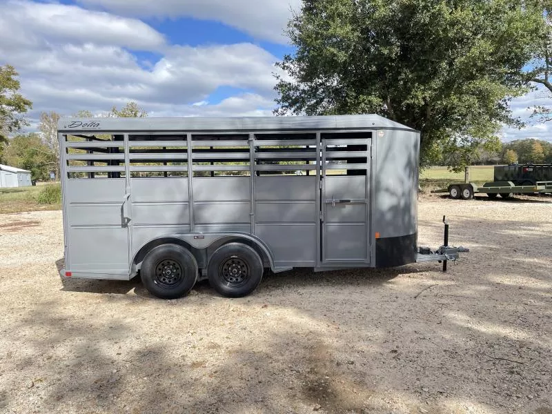 2026 Delta Trailers 6' X 16' GVWR 7K Stock / Stock Combo Trailer