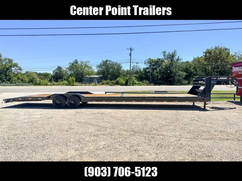 2026 Lamar Trailers 102" X 40' GVWR 14K GOOSENECK LOWBOY / Equipment Trailer