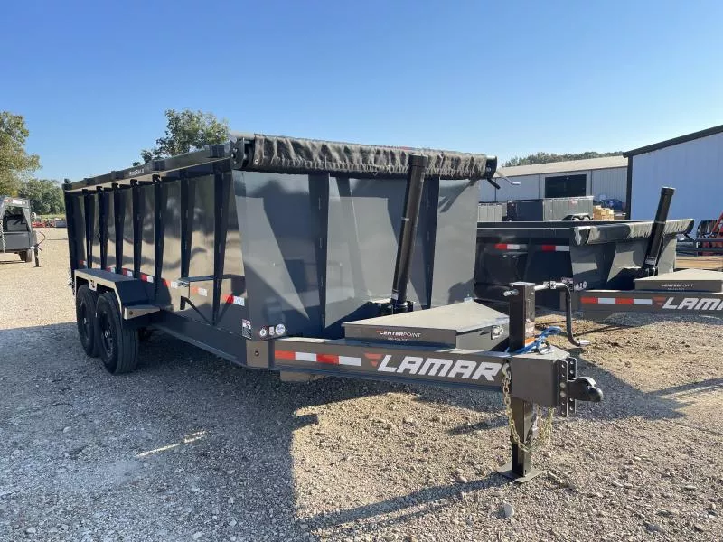 2026 Lamar Trailers 83" X 16' GVWR 14K TELESCOPIC Dump Trailer