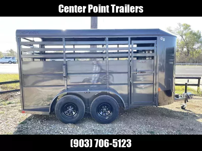 2026 Delta Trailers 6' X 14' GVWR 7K Stock / Stock Combo Trailer