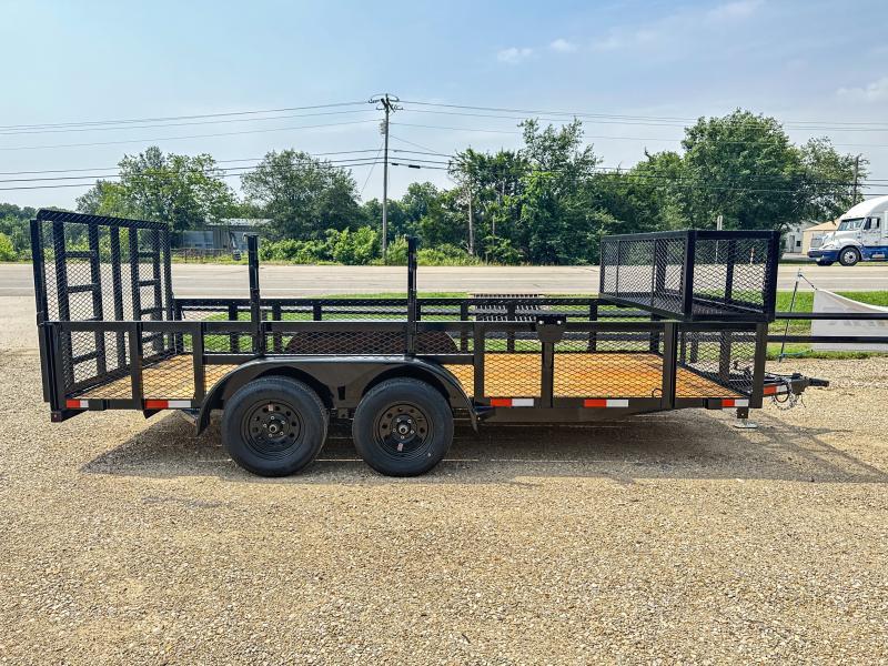 2025 JA TRAILERS 83" X 16' LANDSCAPE UTILITY TRAILER GVWR 7K