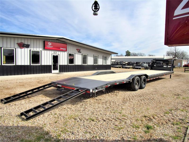 2023 Lamar 102 x 40' HD GOOSENECK LOWBOY / CAR HAULER GVWR 14K Centerpoint Trailer Sales