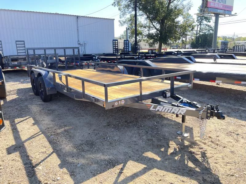 2026 Lamar Trailers 83" X 18' GVWR 7K COMMERCIAL Utility Trailer