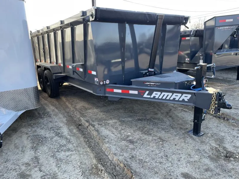 2026 Lamar Trailers 83" X 16' GVWR 14K TELESCOPIC Dump Trailer
