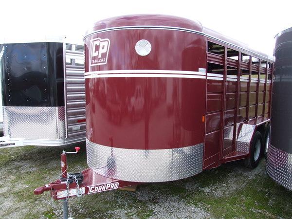2020 CornPro 16' Bumper Pull Stock Trailer 2020 CornPro 16' Bumper Pull Stock Trailer