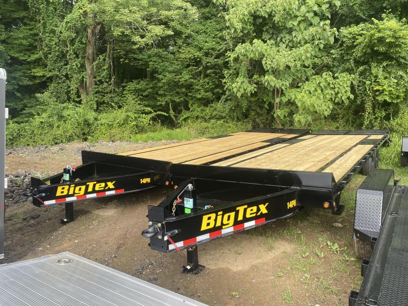8.5 x (25+5)  Big Tex 14PH Deckover Equipment Trailer w/Mega Ramps** 15.9k