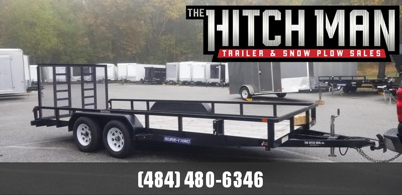 2018 Sure-Trac 7 x 18 Tube Top Landscape Utility Trailer 2018 Sure-Trac 7 x 18 Tube Top Landscape Utility Trailer