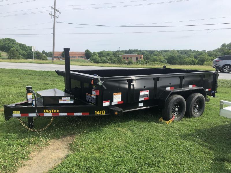 82 x 14 Big Tex Low Pro 14TD Telescopic Dump Trailer 14k