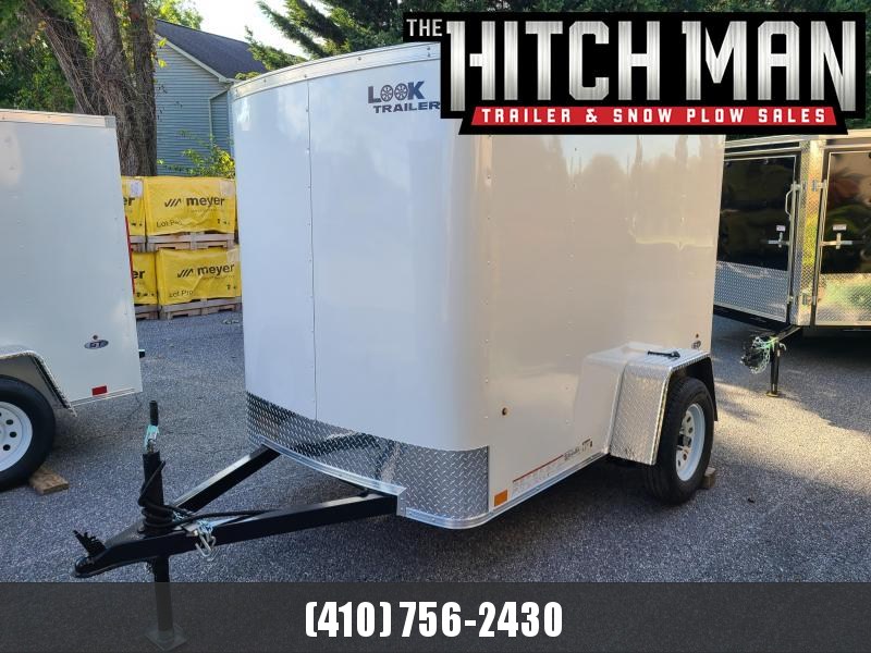 5 x 8 Look ST Enclosed Cargo Trailer 3k **White 5 x 8 Look ST Enclosed Cargo Trailer 3k **White