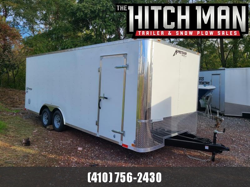 8.5 x 20 Homesteader Champion SGT Cargo Trailer, 7K ***White w/SGT Package 8.5 x 20 Homesteader Champion SGT Cargo Trailer, 7K ***White w/SGT Package