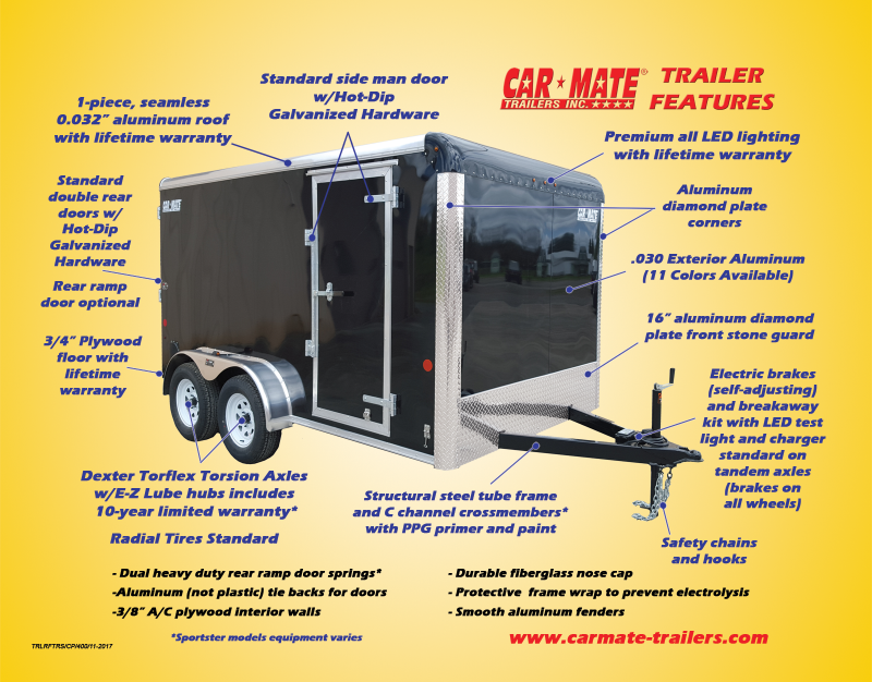 new Cargo (Enclosed) Trailers Car Mate Trailers  for sale, in Taneytown, MD Thumbnail 7