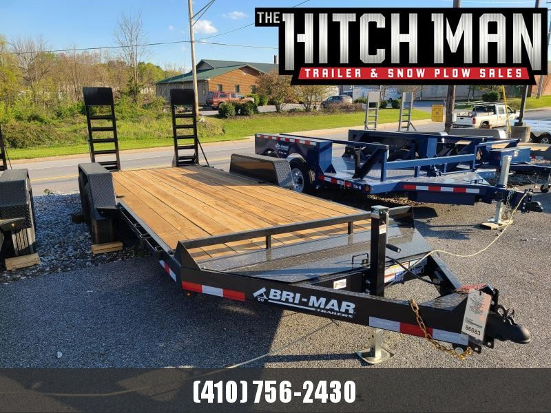 7 x 18 Bri-Mar EH18-12 Equipment Trailer 12K 7 x 18 Bri-Mar EH18-12 Equipment Trailer 12K