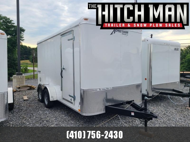 7 x 14 Homesteader Challenger Cargo Trailer 7k **White w/6" Extra Height 7 x 14 Homesteader Challenger Cargo Trailer 7k **White w/6" Extra Height