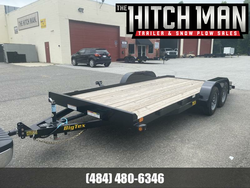 7 x 18 Big Tex Wood Deck Car Hauler 7k