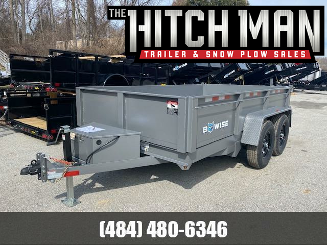 7 x 12 BWISE  Low Pro Dump Trailer **HTone Gray** 12k d0326162531e533043bb5408f6960e90