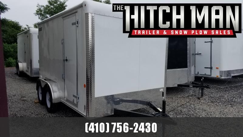 7 x 12 Car-Mate Custom Cargo 7k White 7 x 12 Car-Mate Custom Cargo 7k White